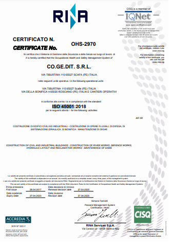 clicca per visualizzare la certificazione